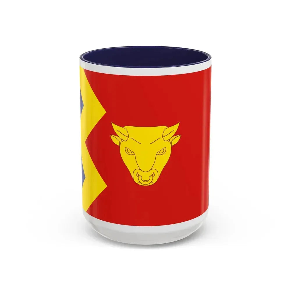 Flag of Birmingham UK - Accent Coffee Mug 15oz Navy - Go Mug Yourself