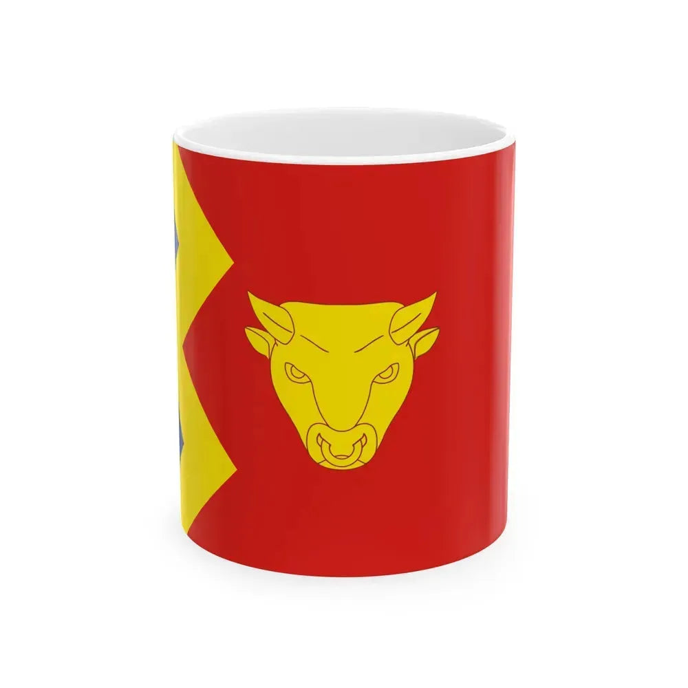 Flag of Birmingham UK - White Coffee Mug 11oz - Go Mug Yourself