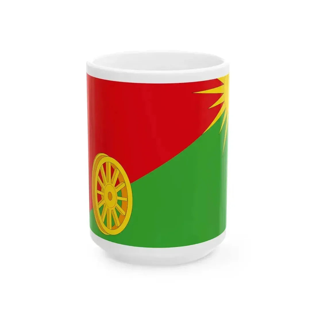 Flag of Biryulyovo Zapadnoye (Russia) White Coffee Mug 15oz - Go Mug Yourself