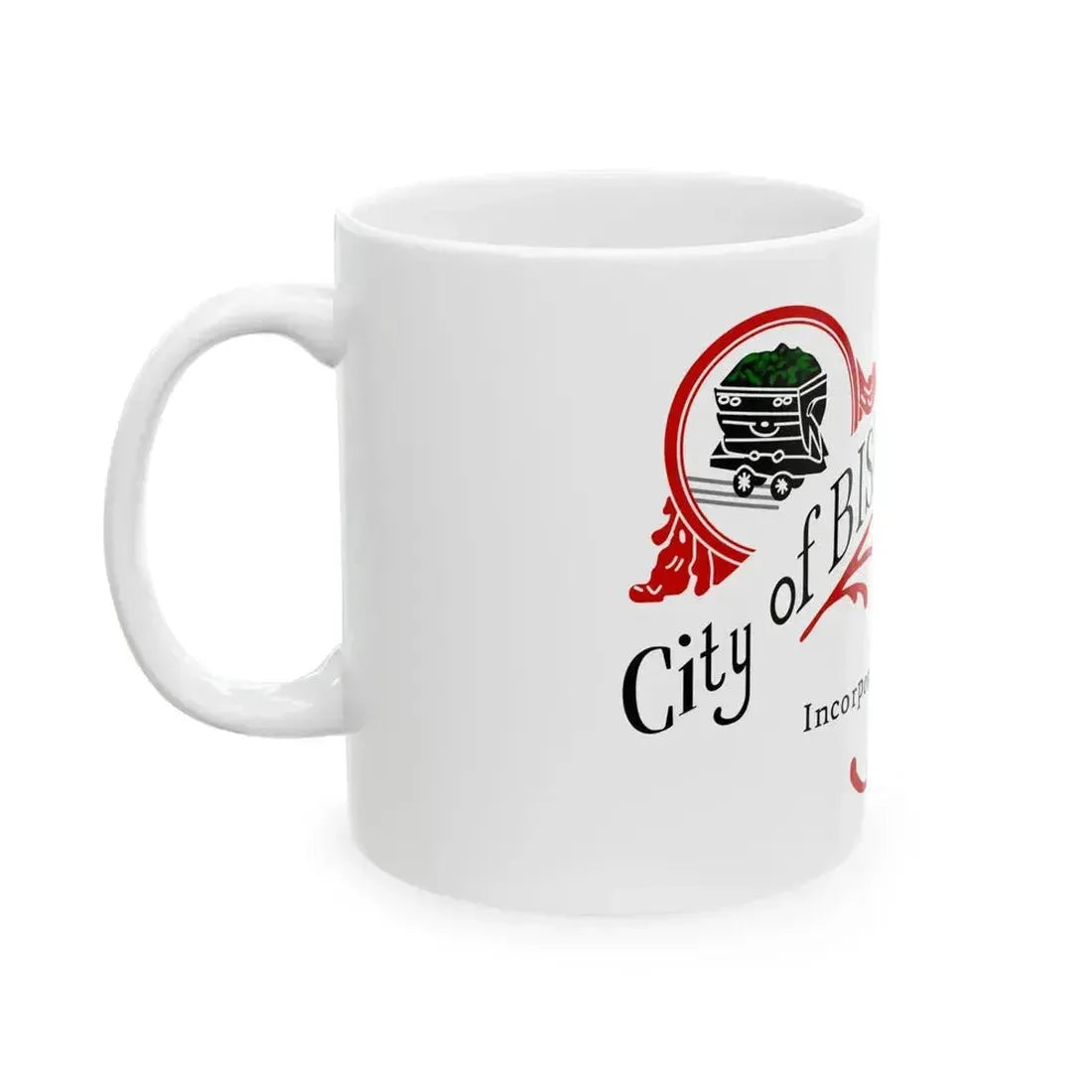 Flag of Bisbee Arizona (United States) White Coffee Mug - Go Mug Yourself