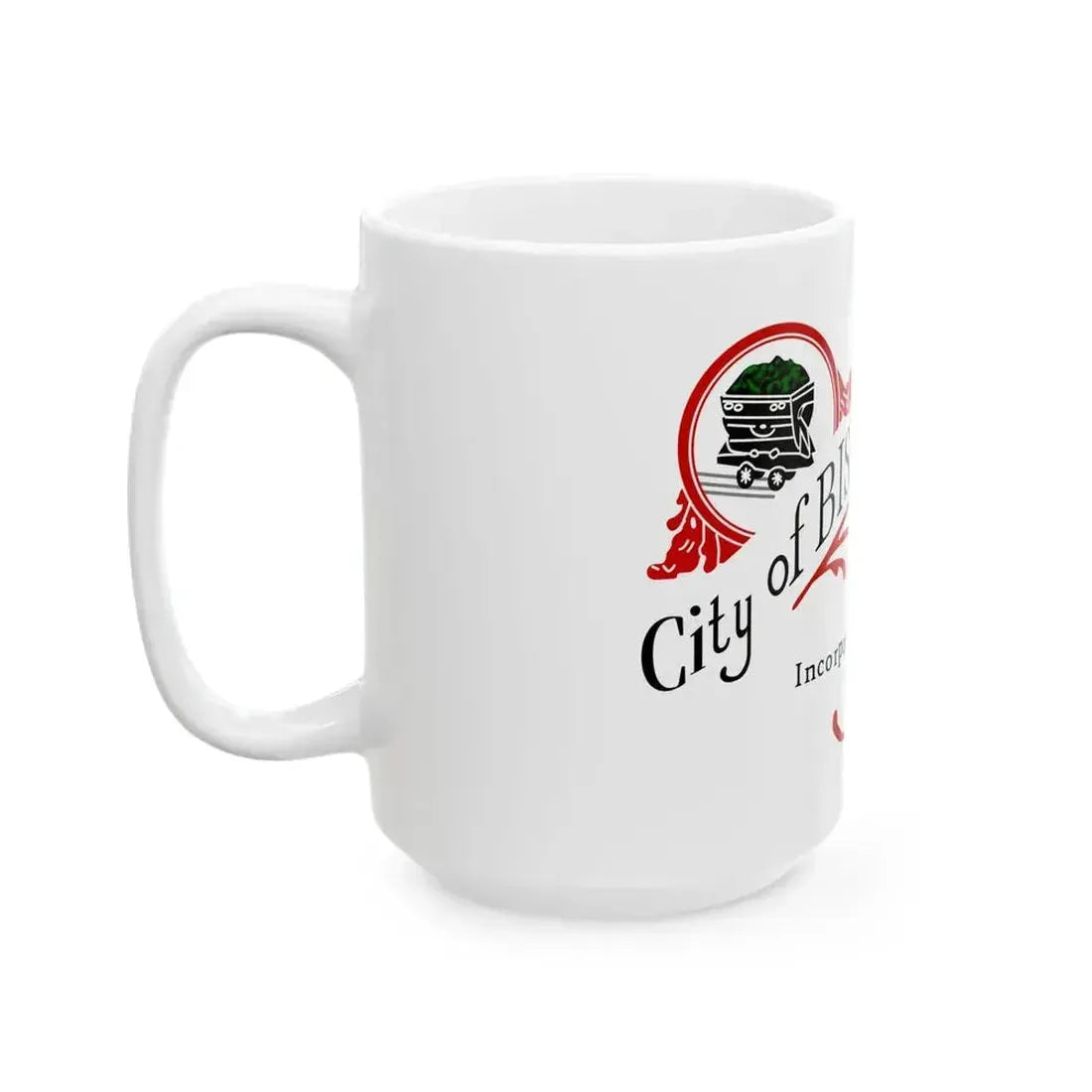 Flag of Bisbee Arizona (United States) White Coffee Mug - Go Mug Yourself