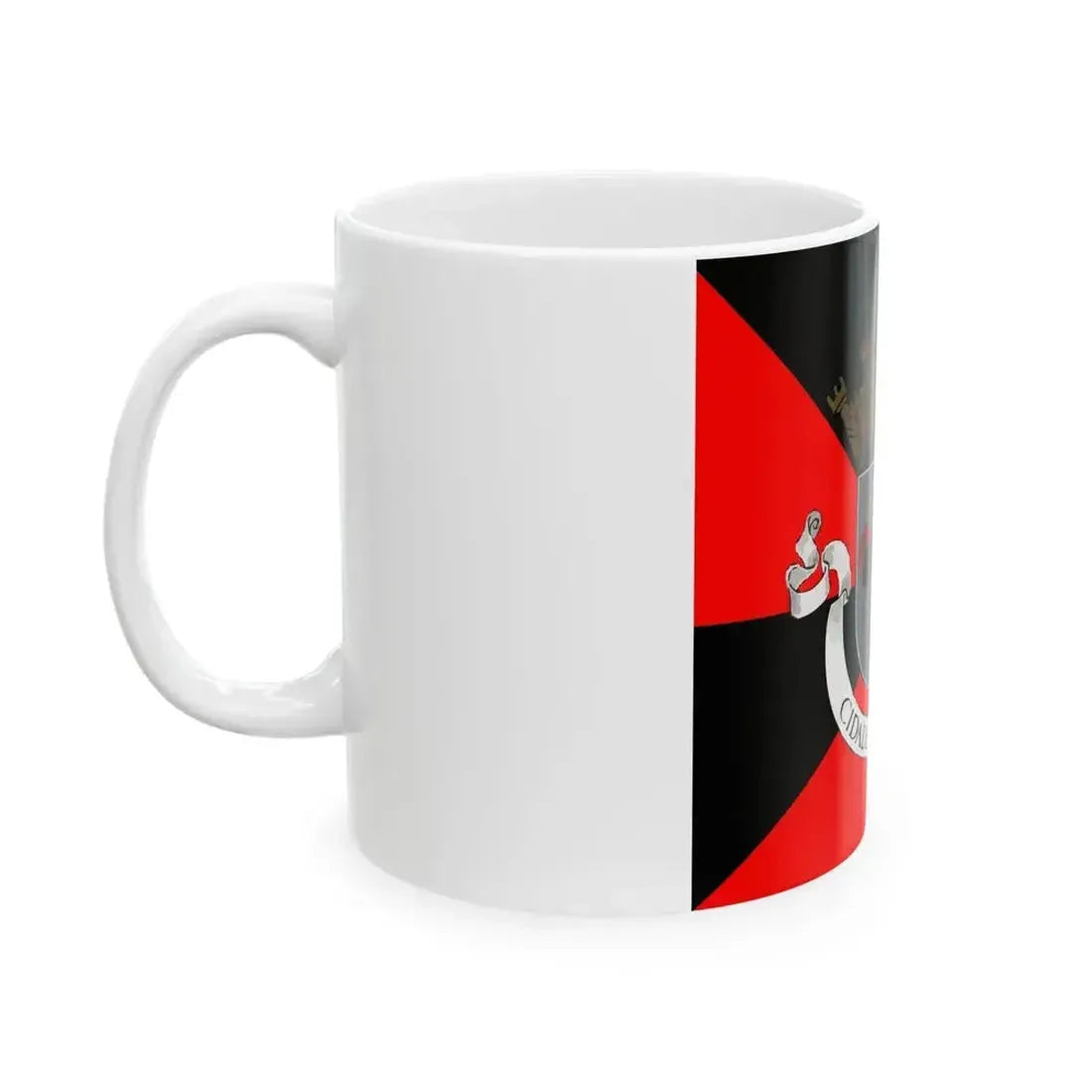 Flag of Bissau Square Version (Guinea) White Coffee Mug - Go Mug Yourself