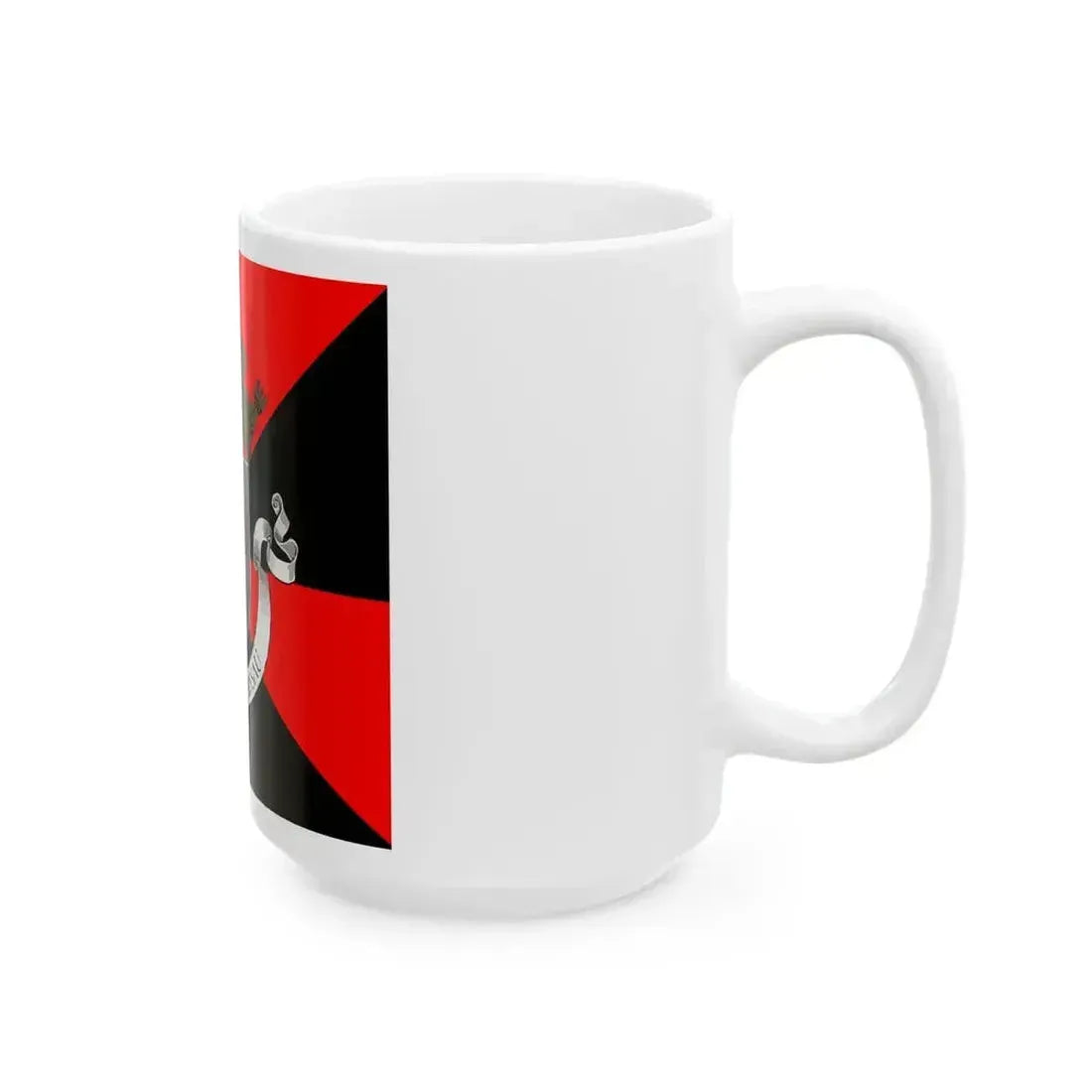 Flag of Bissau Square Version (Guinea) White Coffee Mug - Go Mug Yourself