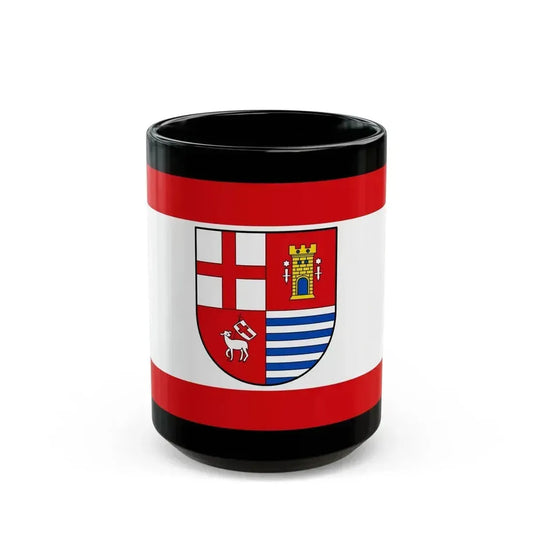 Flag of Bitburg Pruem Germany - Black Coffee Mug 15oz - Go Mug Yourself