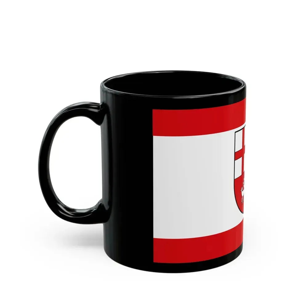 Flag of Bitburg Pruem Germany - Black Coffee Mug - Go Mug Yourself