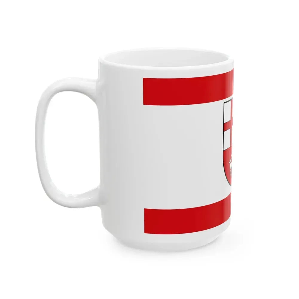 Flag of Bitburg Pruem Germany - White Coffee Mug - Go Mug Yourself
