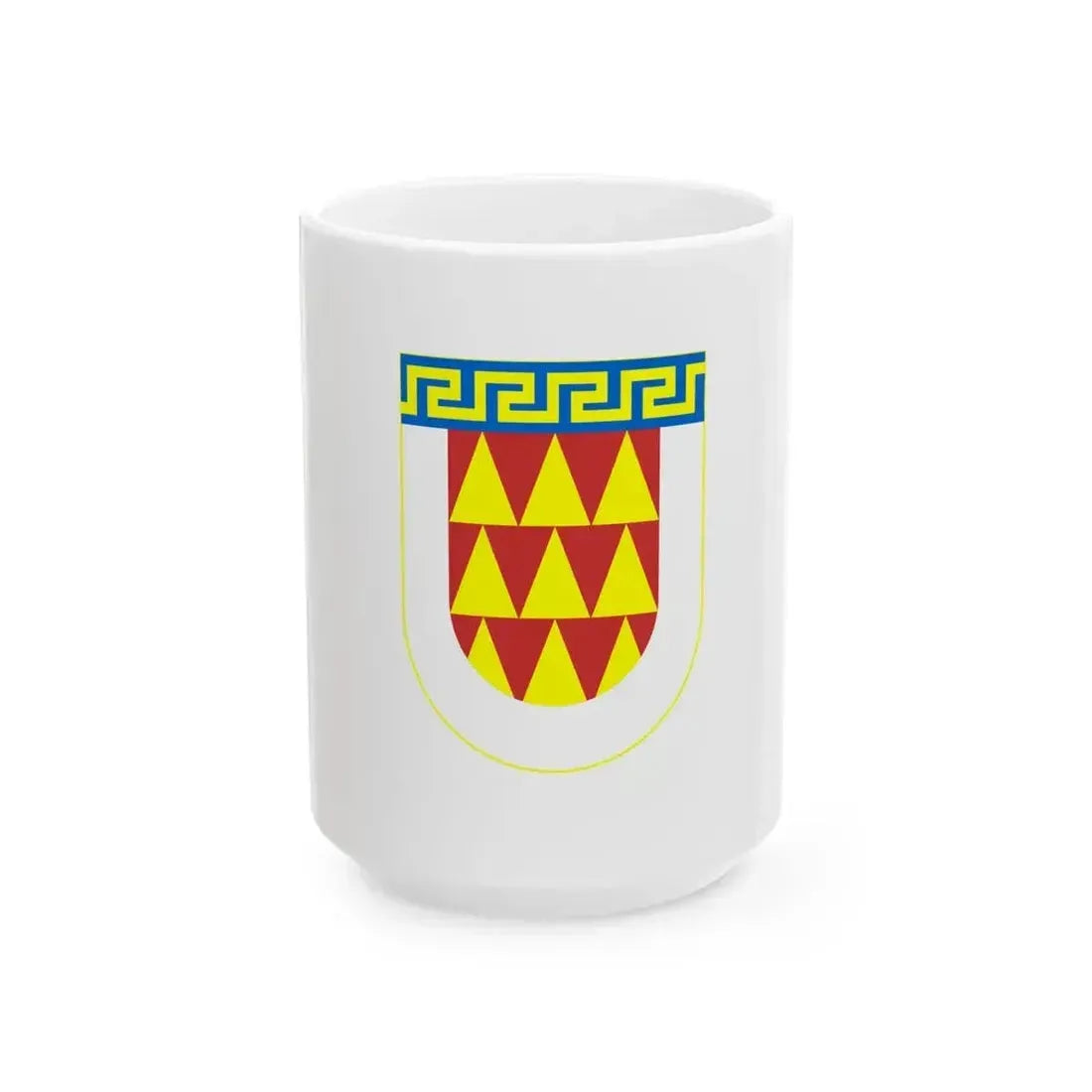 Flag of Bitola Municipality North Macedonia (North Macedonia) White Coffee Mug 15oz - Go Mug Yourself