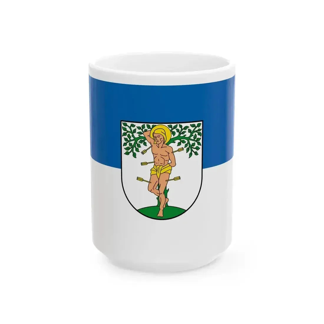 Flag of Blieskastel (Germany) White Coffee Mug 15oz - Go Mug Yourself