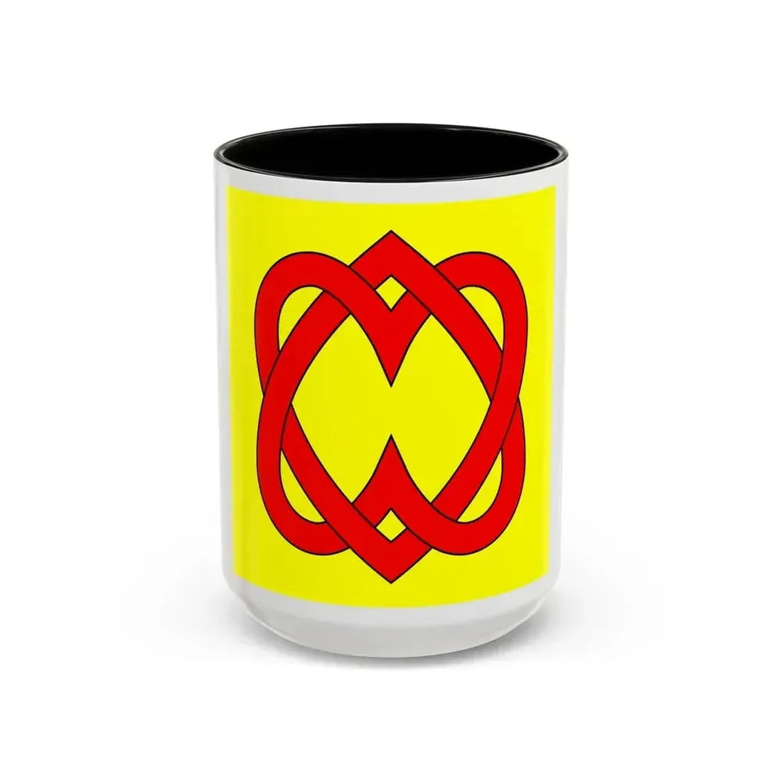 Flag of Blonay Switzerland - Accent Coffee Mug 15oz Black - Go Mug Yourself