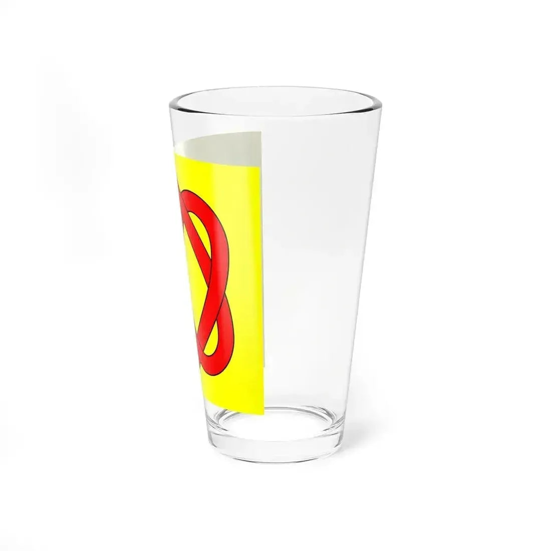 Flag of Blonay Switzerland - Pint Glass 16oz - Go Mug Yourself