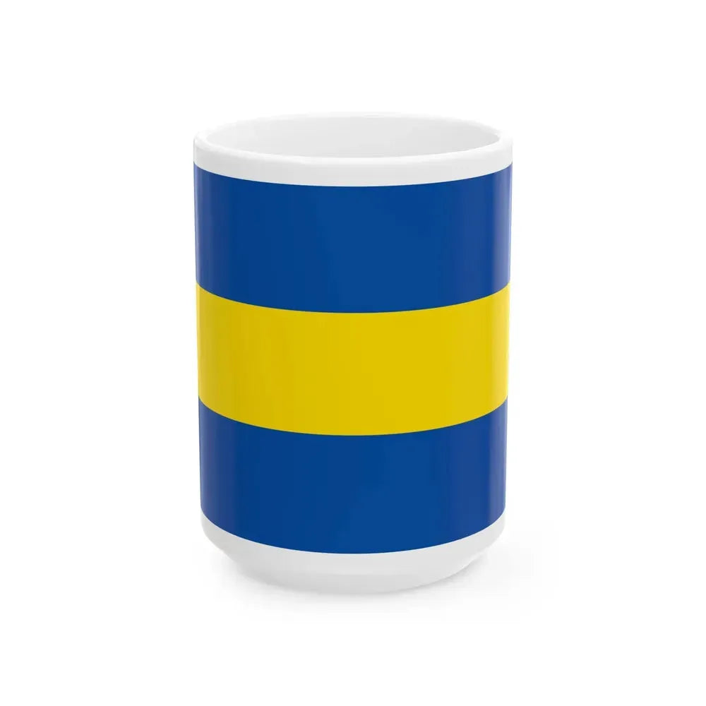 Flag of Boca Juniors (Argentina) White Coffee Mug 15oz - Go Mug Yourself