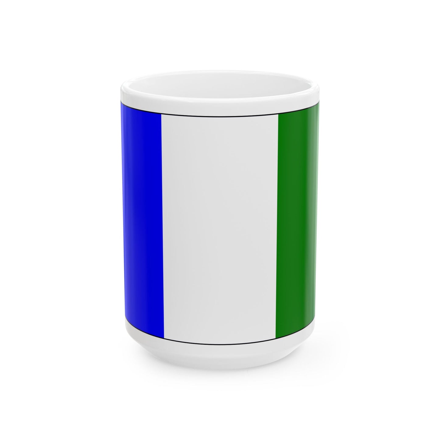 Flag of Bocholt (Belgium) White Coffee Mug-15oz-Go Mug Yourself