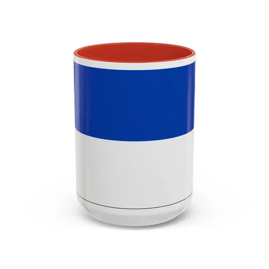 Flag of Bochum Germany - Accent Coffee Mug 15oz Red - Go Mug Yourself