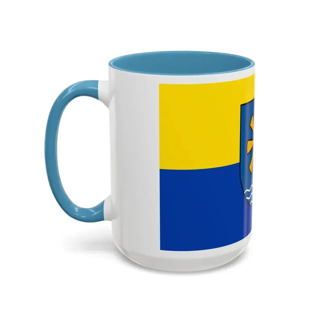 Flag of Bodenseekreis 2 Germany - Accent Coffee Mug - Go Mug Yourself