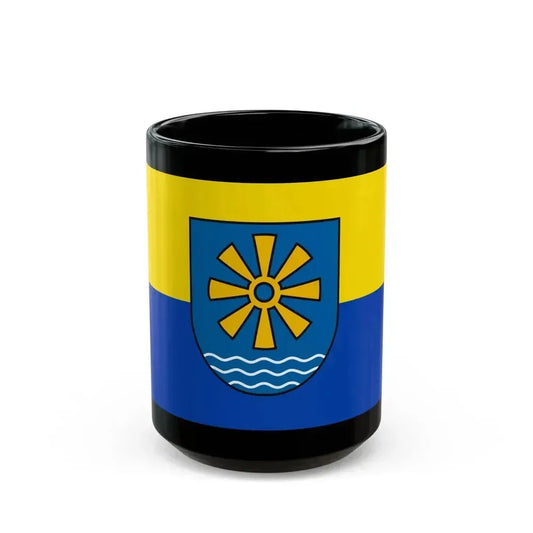 Flag of Bodenseekreis 2 Germany - Black Coffee Mug 15oz - Go Mug Yourself