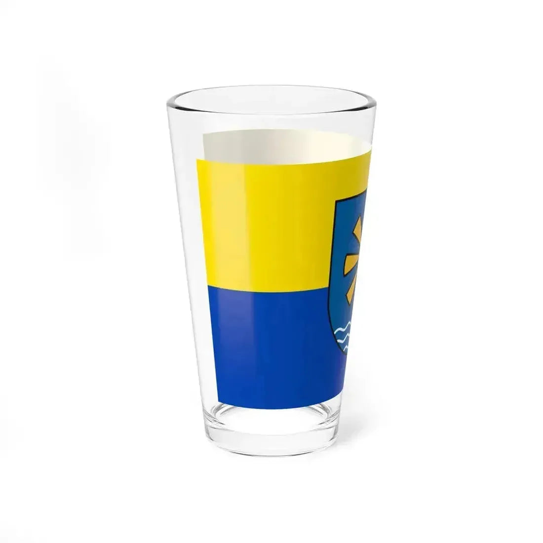 Flag of Bodenseekreis 2 Germany - Pint Glass 16oz - Go Mug Yourself