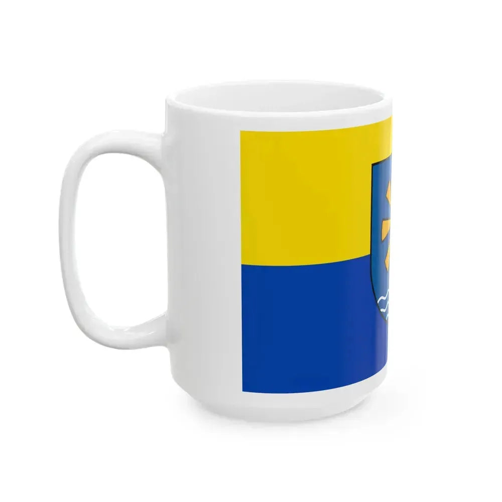 Flag of Bodenseekreis 2 Germany - White Coffee Mug - Go Mug Yourself