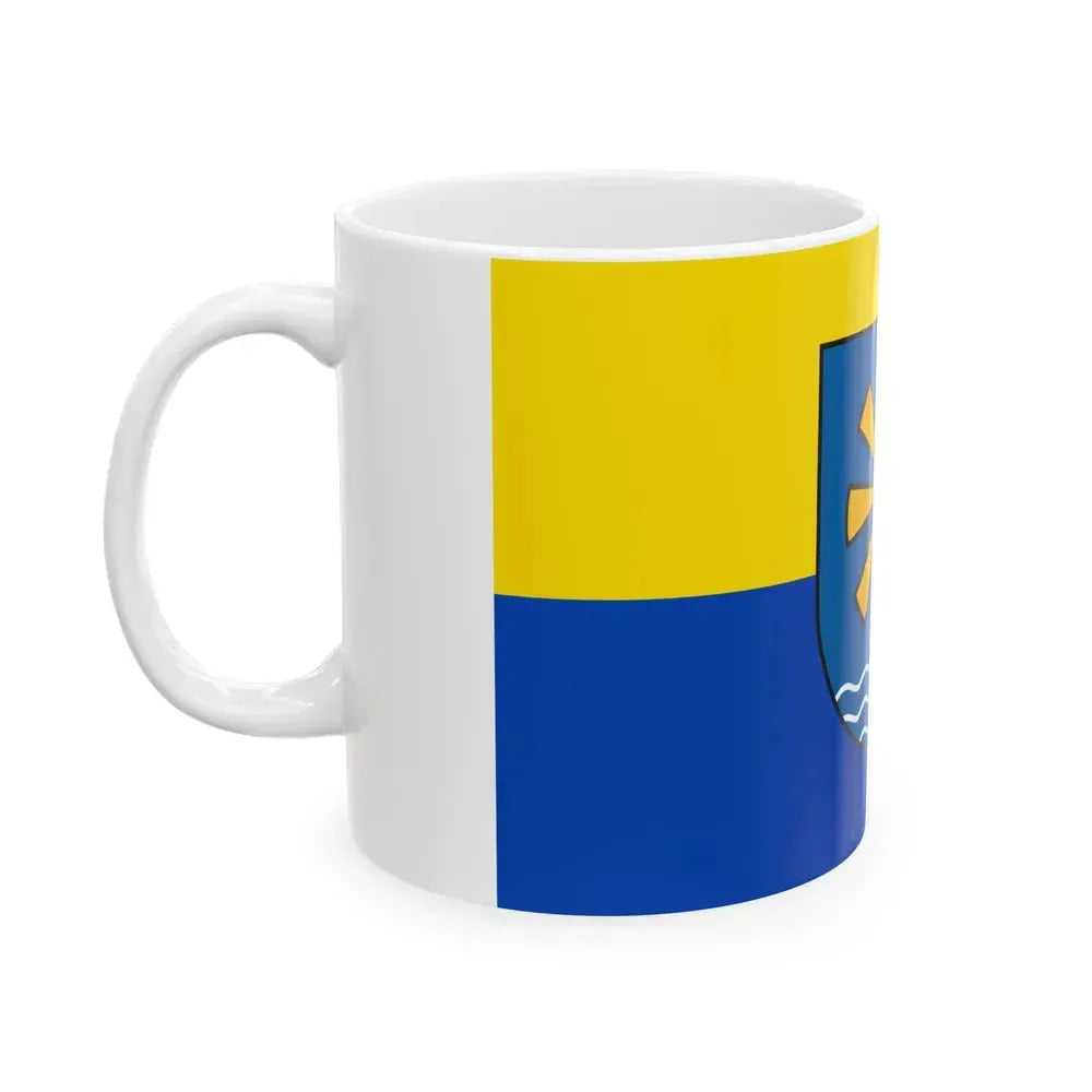 Flag of Bodenseekreis 2 Germany - White Coffee Mug - Go Mug Yourself