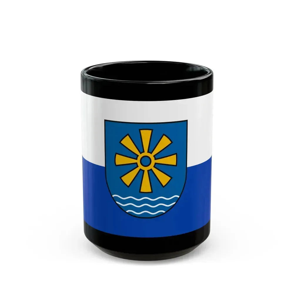 Flag of Bodenseekreis Germany - Black Coffee Mug 15oz - Go Mug Yourself