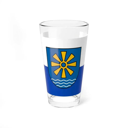 Flag of Bodenseekreis Germany - Pint Glass 16oz 16oz - Go Mug Yourself