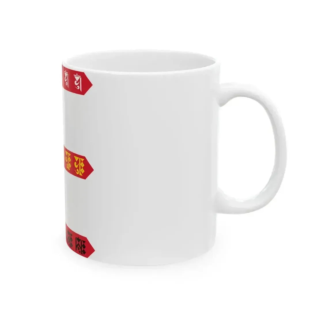 Flag of Bogd Khaanate Mongolia (Mongolia) White Coffee Mug - Go Mug Yourself
