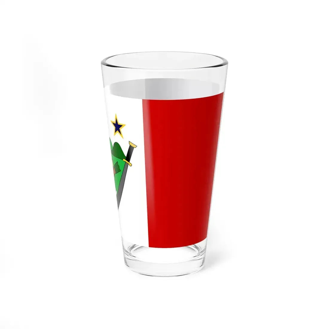 Flag of Bohol Province Philippines (Philippines) Pint Glass 16oz - Go Mug Yourself