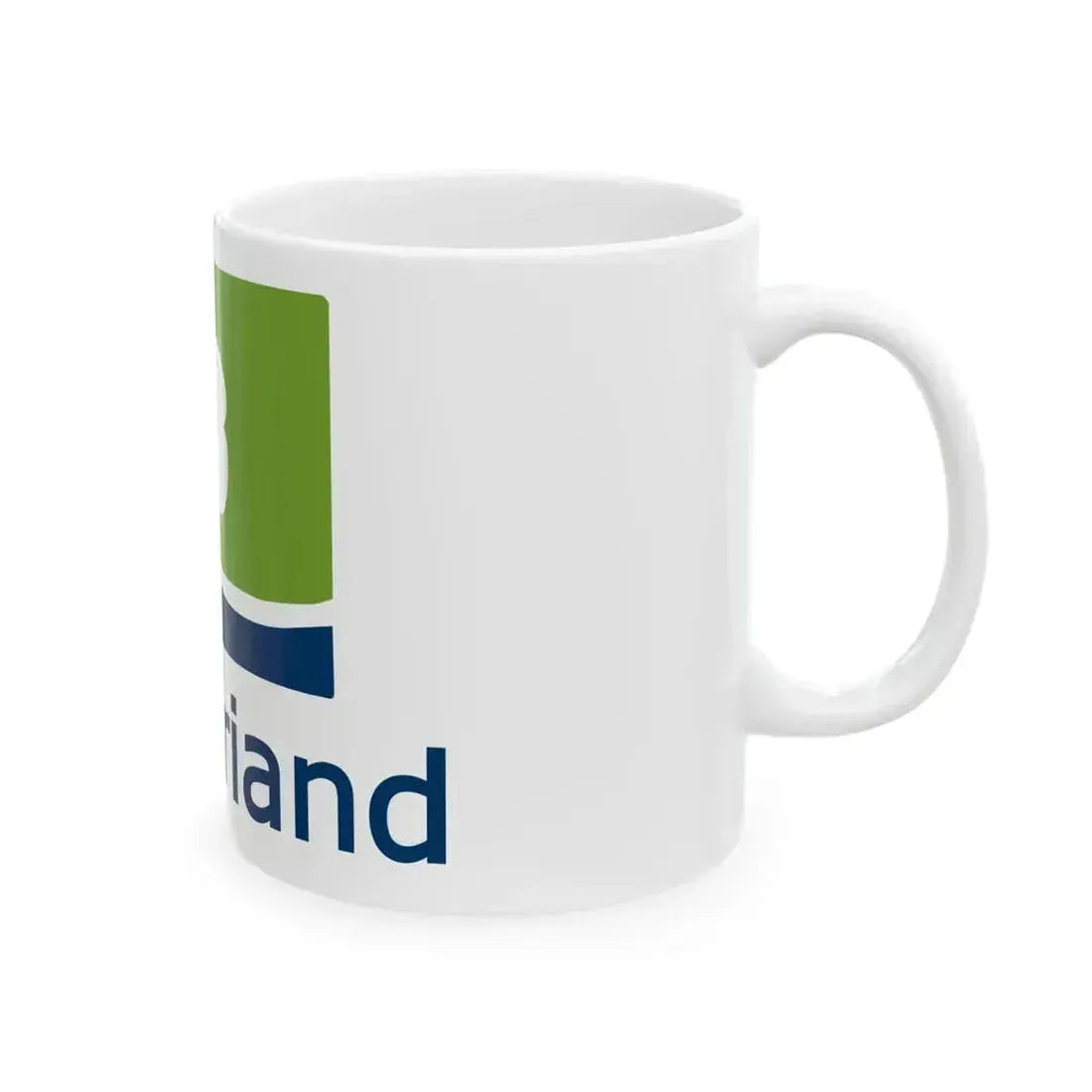 Flag of Boisbriand Quebec (Canada) White Coffee Mug - Go Mug Yourself