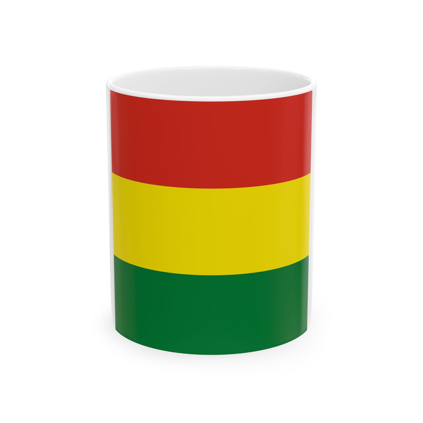 Flag of Bolivia 1-1 (Bolivia) White Coffee Mug-11oz-Go Mug Yourself