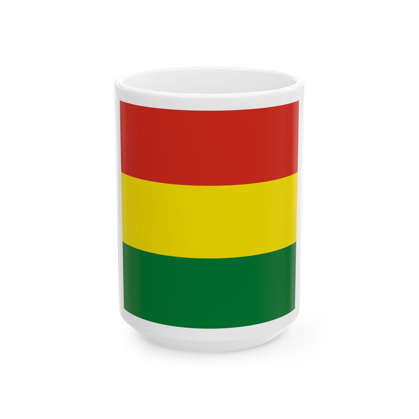 Flag of Bolivia 1-1 (Bolivia) White Coffee Mug-15oz-Go Mug Yourself