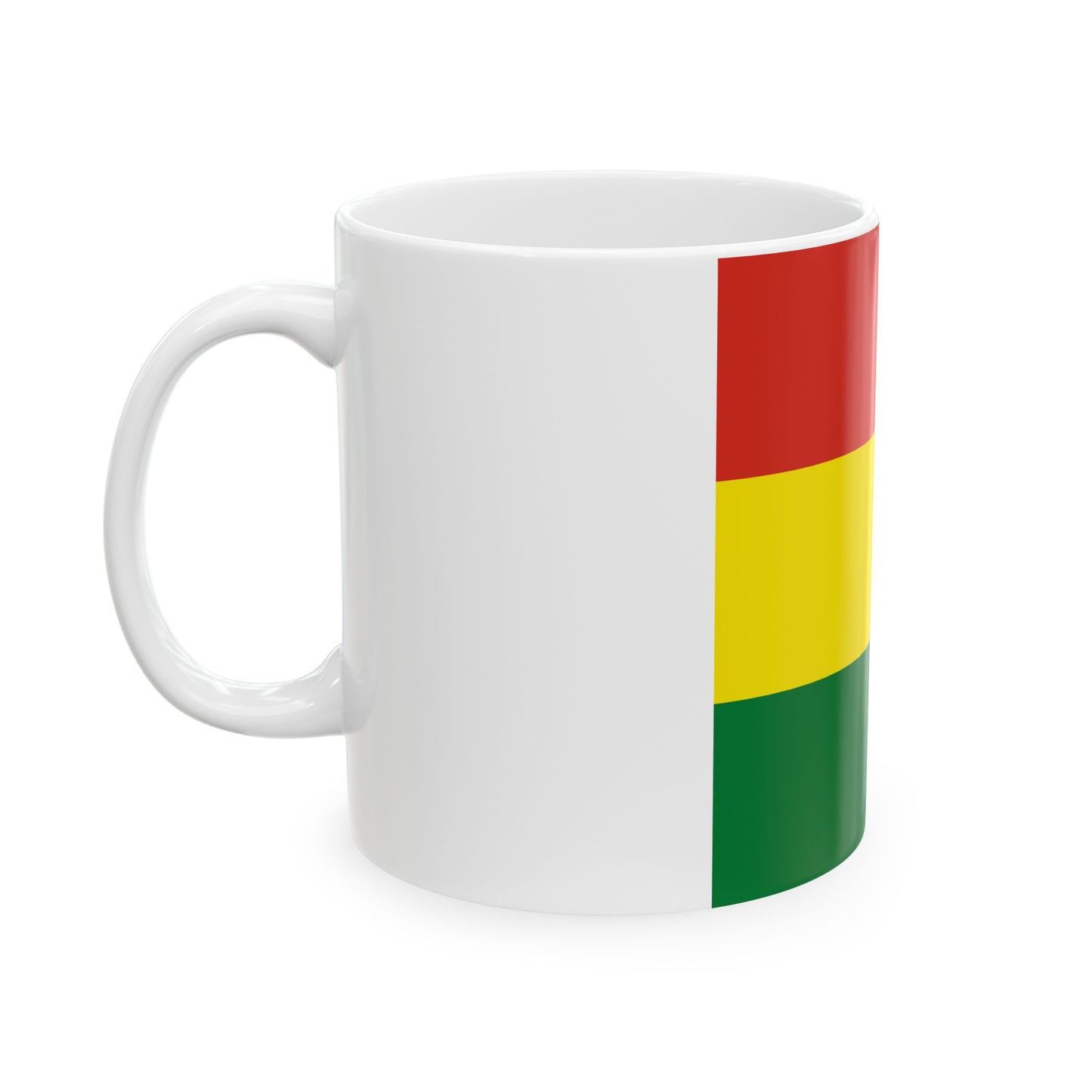 Flag of Bolivia 1-1 (Bolivia) White Coffee Mug-Go Mug Yourself