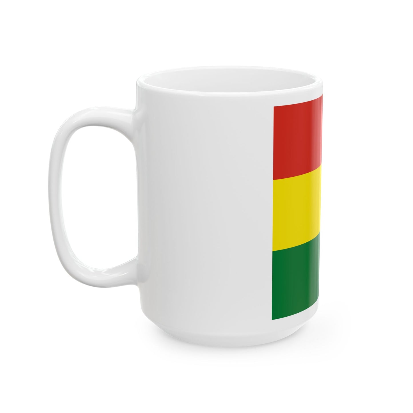 Flag of Bolivia 1-1 (Bolivia) White Coffee Mug-Go Mug Yourself