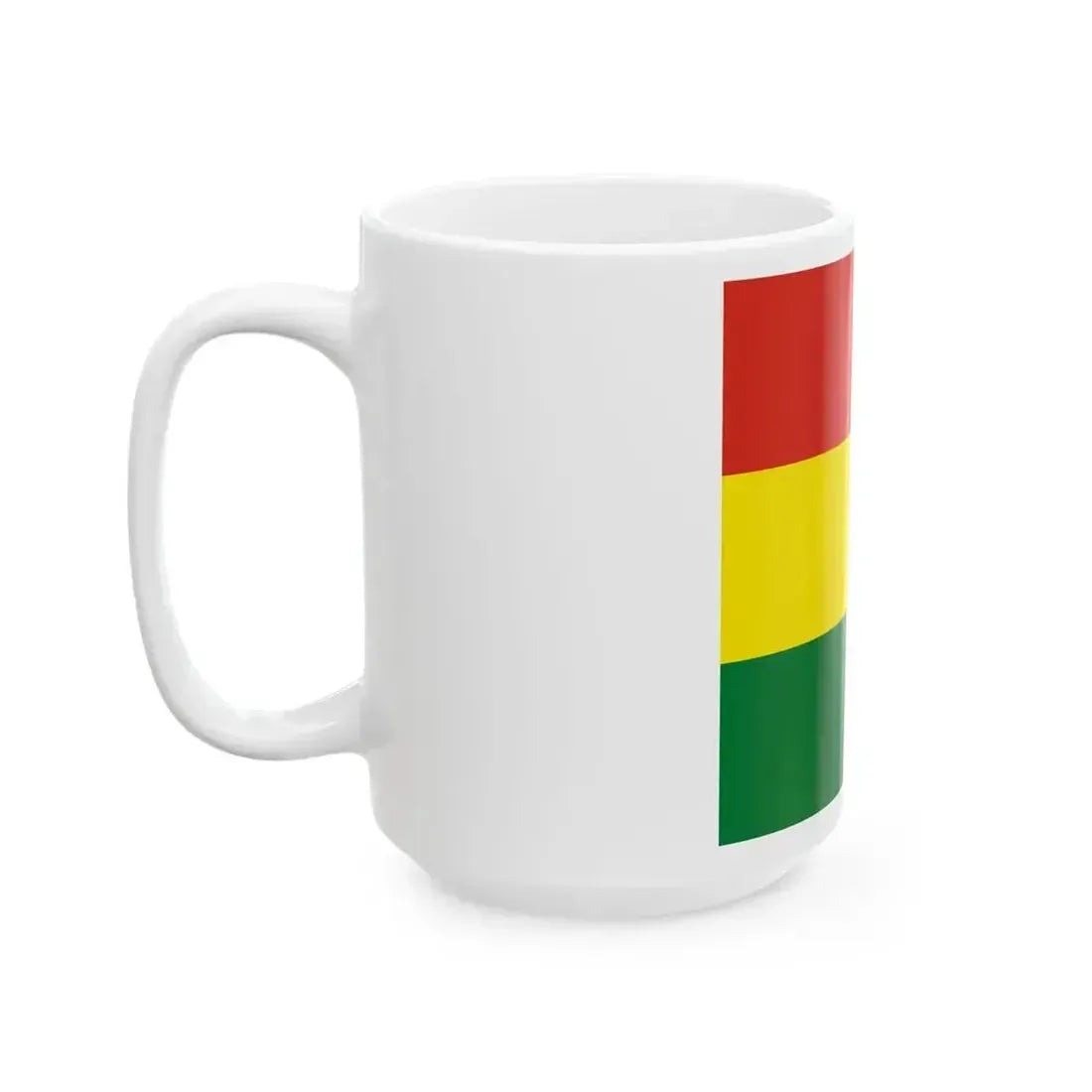 Flag of Bolivia 1-1 (Bolivia) White Coffee Mug - Go Mug Yourself
