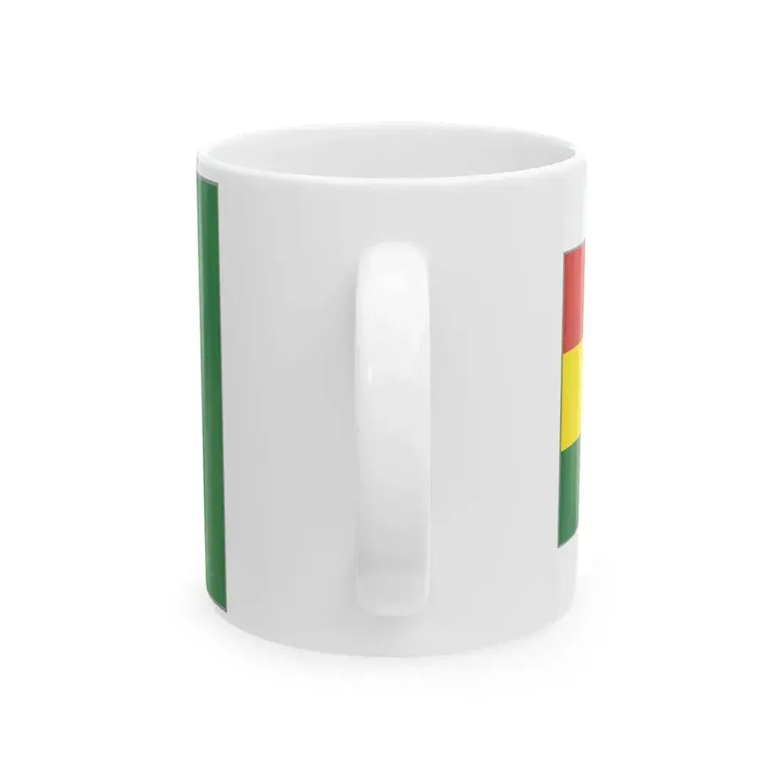 Flag of Bolivia presentation (Bolivia) White Coffee Mug - Go Mug Yourself