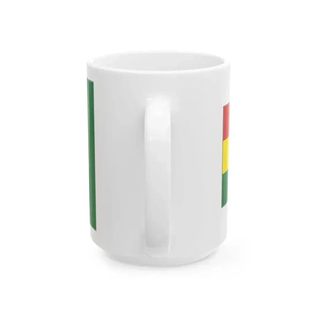Flag of Bolivia presentation (Bolivia) White Coffee Mug - Go Mug Yourself