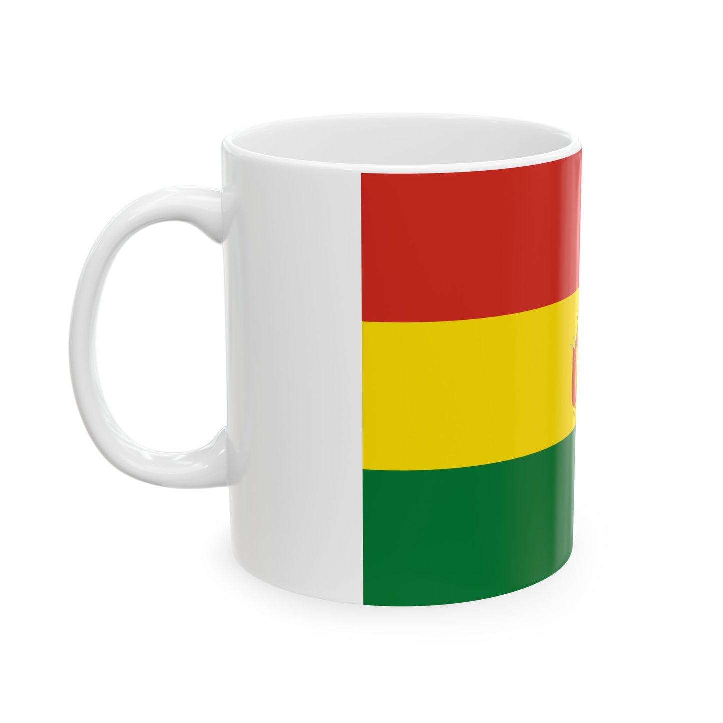 Flag of Bolivia state 3-2 (Bolivia) White Coffee Mug-Go Mug Yourself