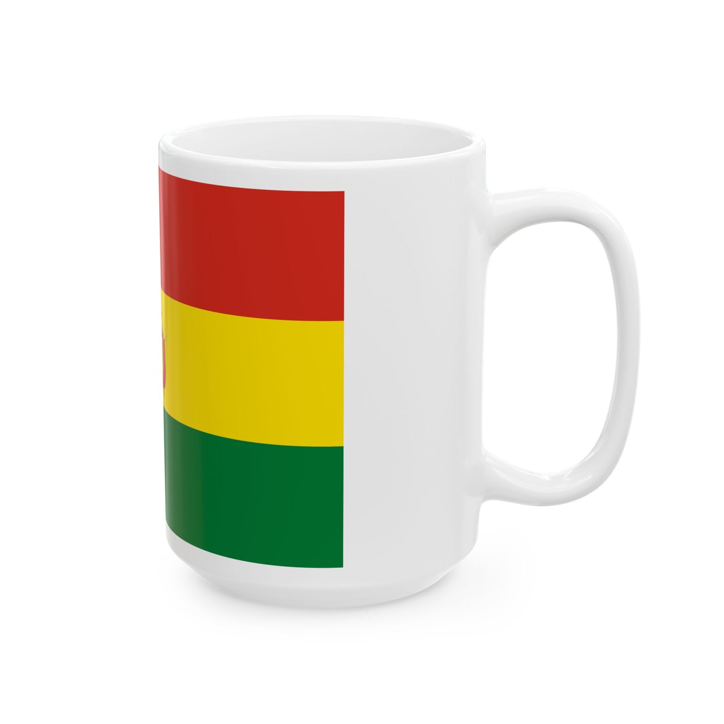 Flag of Bolivia state 3-2 (Bolivia) White Coffee Mug-Go Mug Yourself