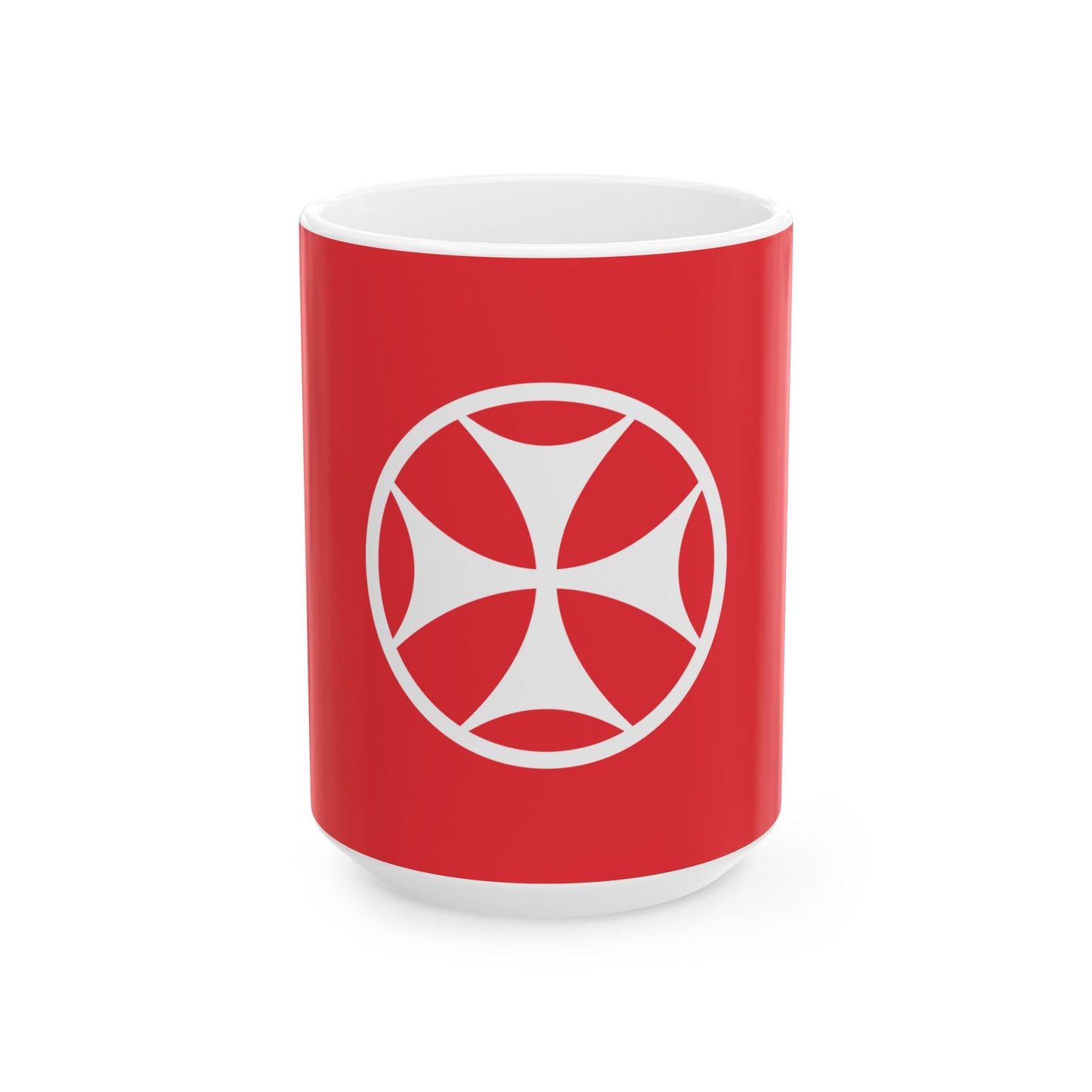 Flag of Bolnisi Municipality (Georgia) White Coffee Mug-15oz-Go Mug Yourself