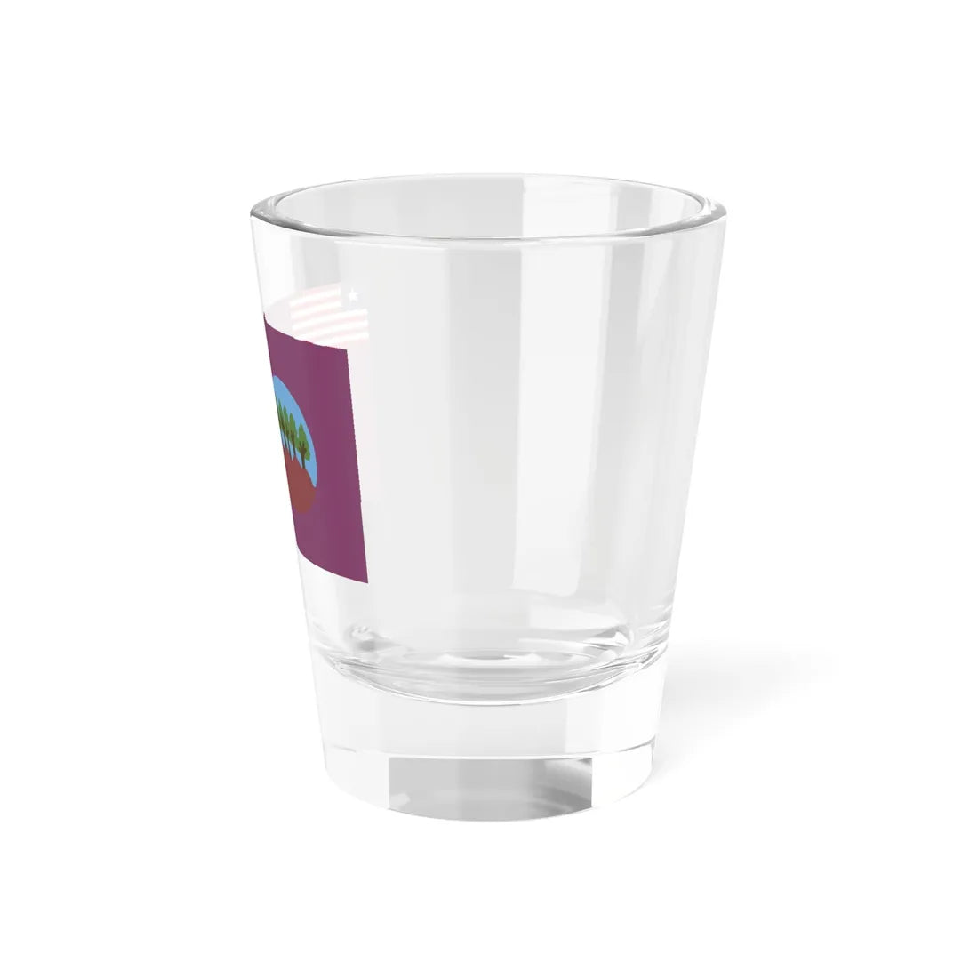Flag of Bomi County (Liberia) Shot Glass 1.5oz - Go Mug Yourself
