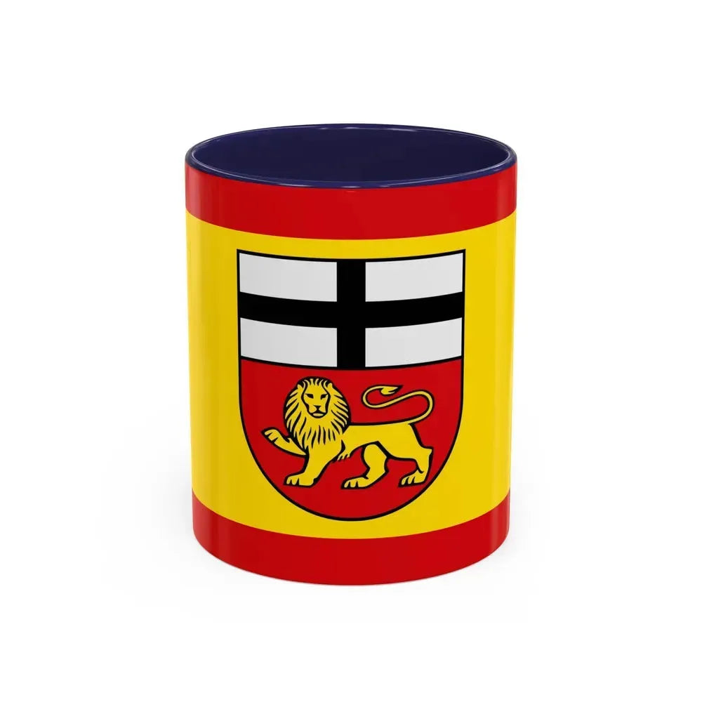 Flag of Bonn Germany - Accent Coffee Mug 11oz Navy - Go Mug Yourself