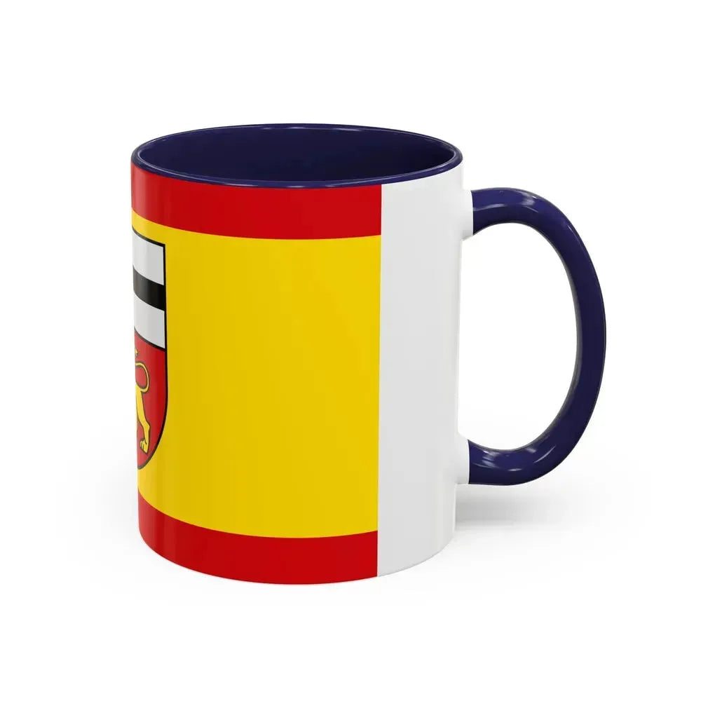 Flag of Bonn Germany - Accent Coffee Mug - Go Mug Yourself
