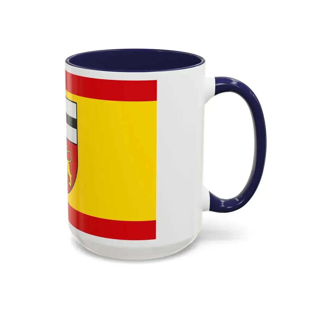 Flag of Bonn Germany - Accent Coffee Mug - Go Mug Yourself