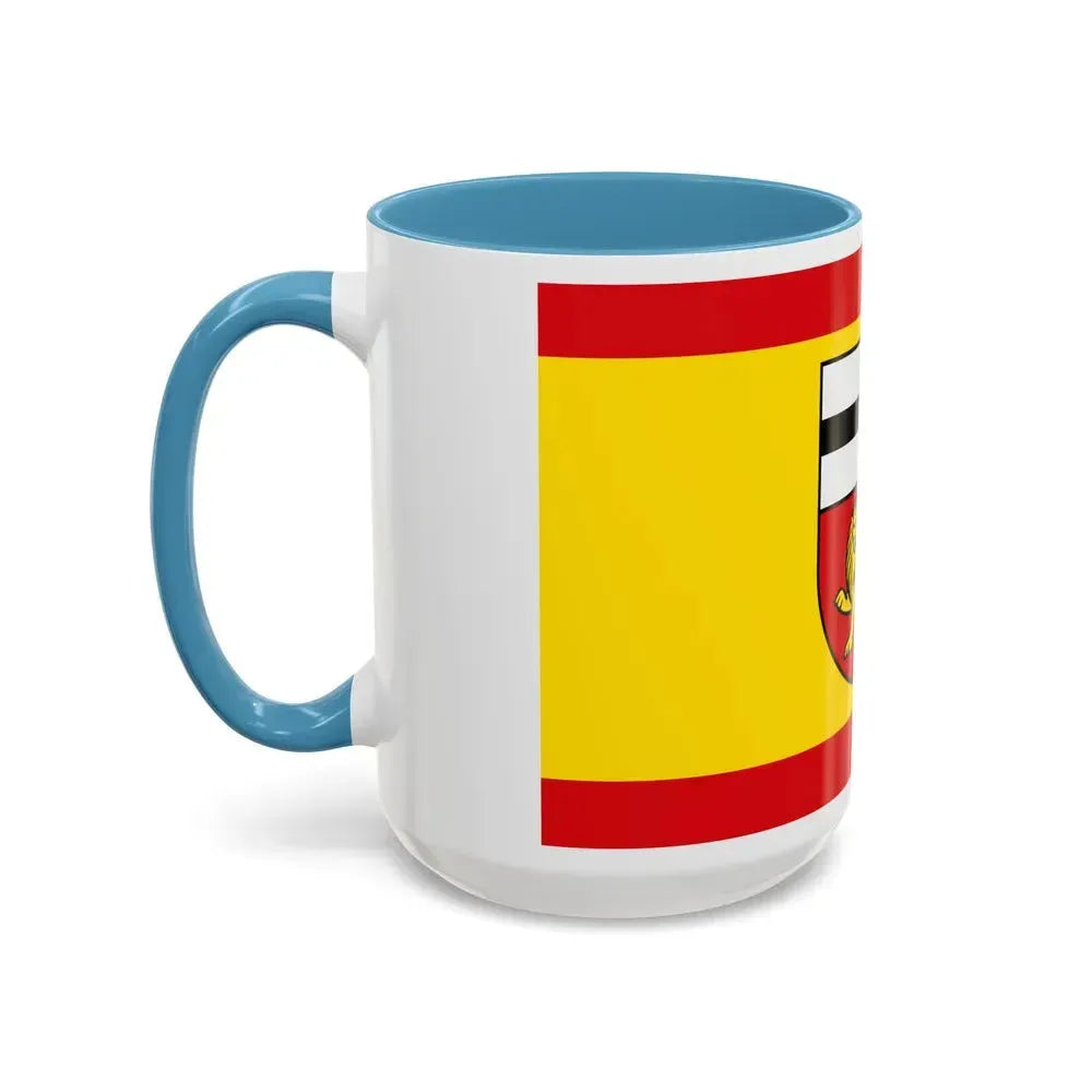 Flag of Bonn Germany - Accent Coffee Mug - Go Mug Yourself