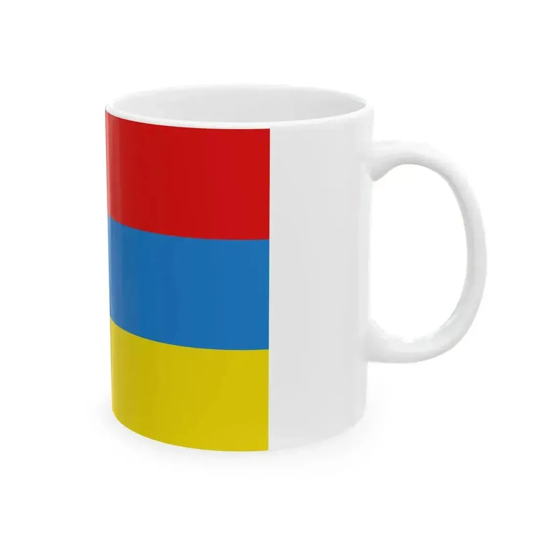 Flag of Boortmeerbeek (Belgium) White Coffee Mug - Go Mug Yourself