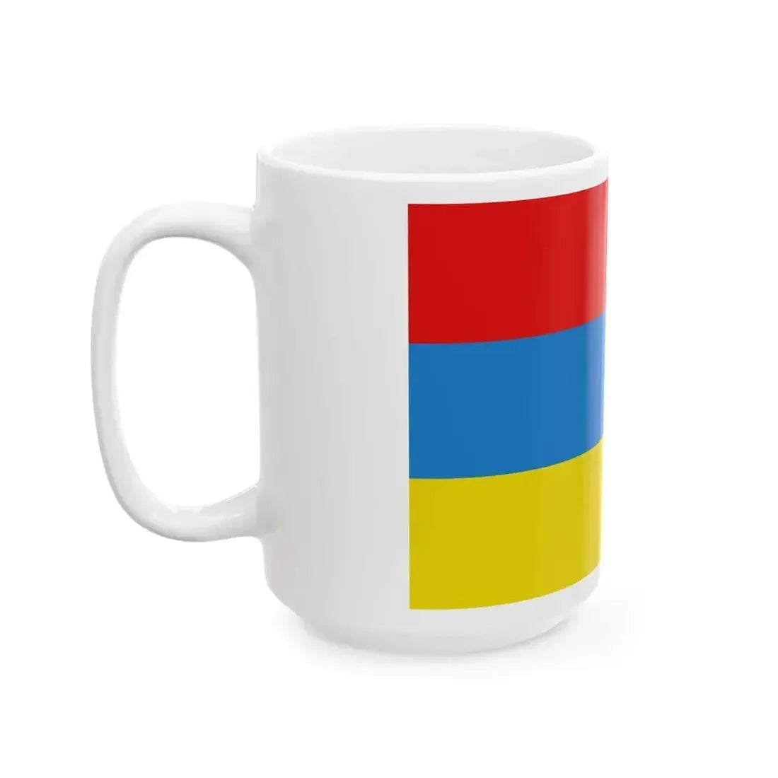 Flag of Boortmeerbeek (Belgium) White Coffee Mug - Go Mug Yourself