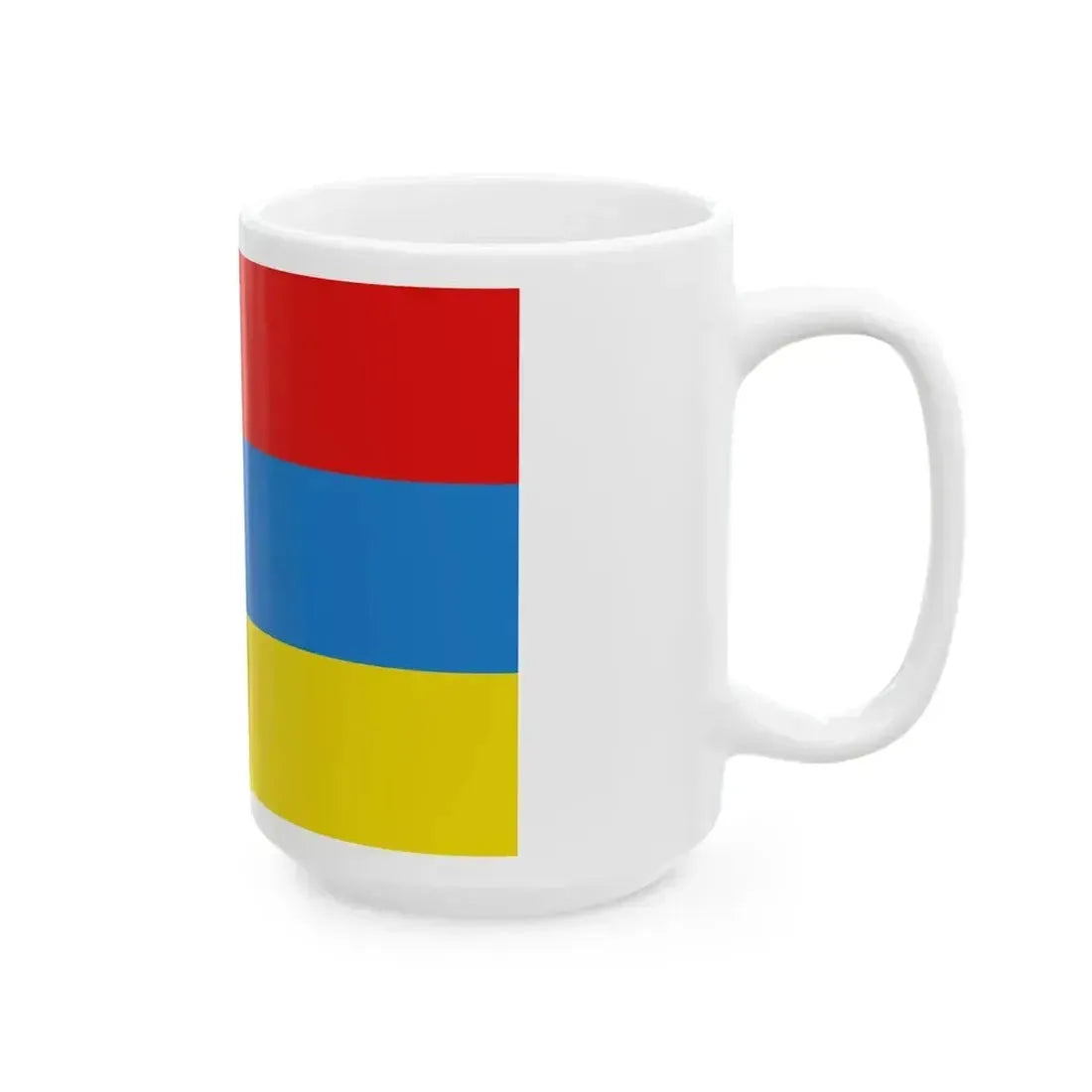 Flag of Boortmeerbeek (Belgium) White Coffee Mug - Go Mug Yourself
