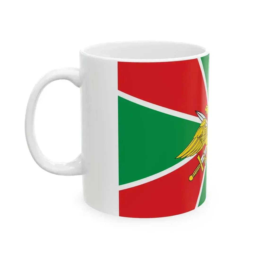 Flag of Border Troops of Russia (Russia) White Coffee Mug - Go Mug Yourself