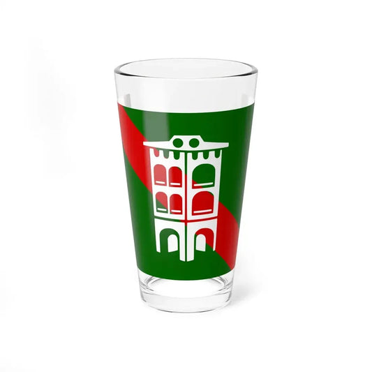 Flag of Borghesiana (Italy) Pint Glass 16oz 16oz - Go Mug Yourself