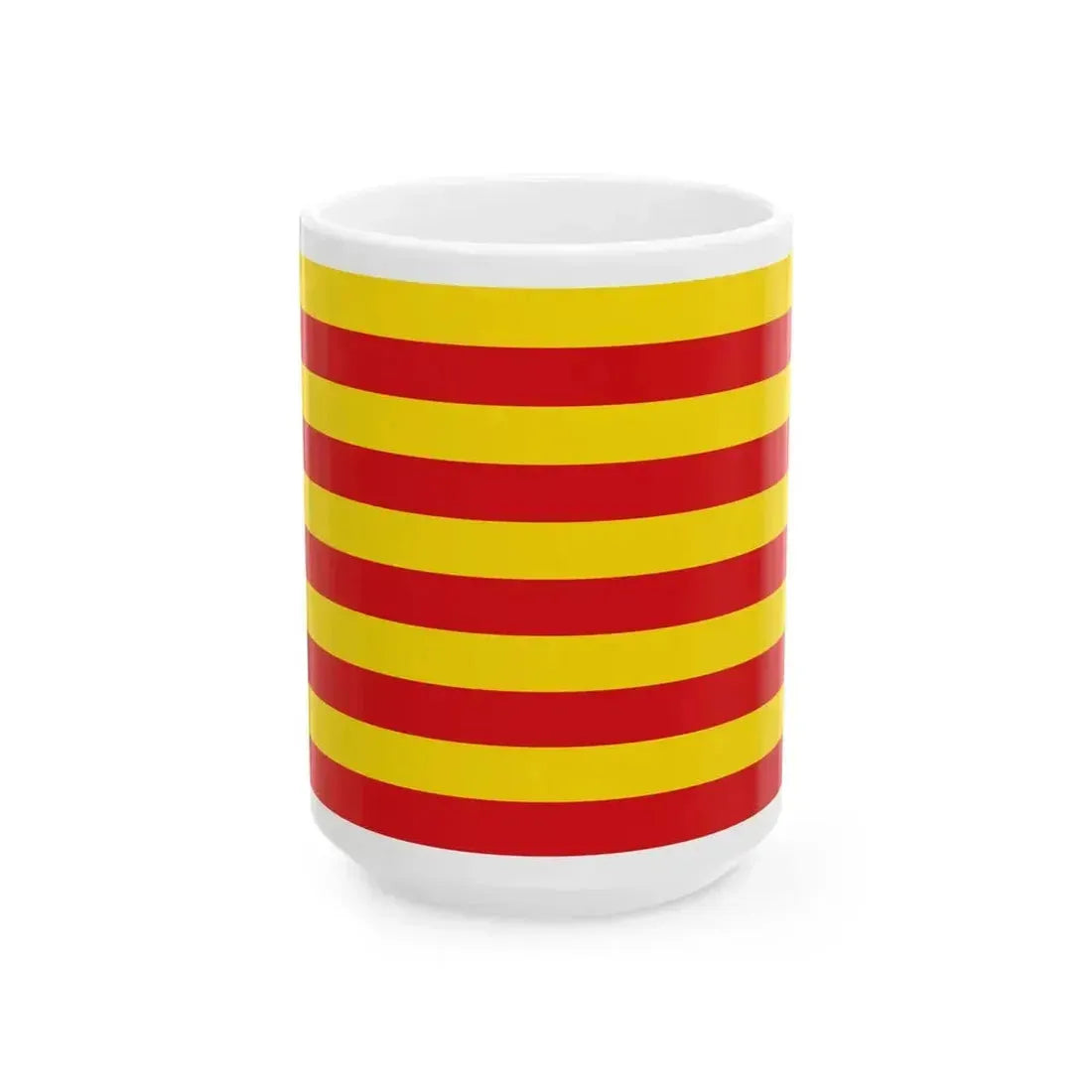 Flag of Borgloon (Belgium) White Coffee Mug 15oz - Go Mug Yourself