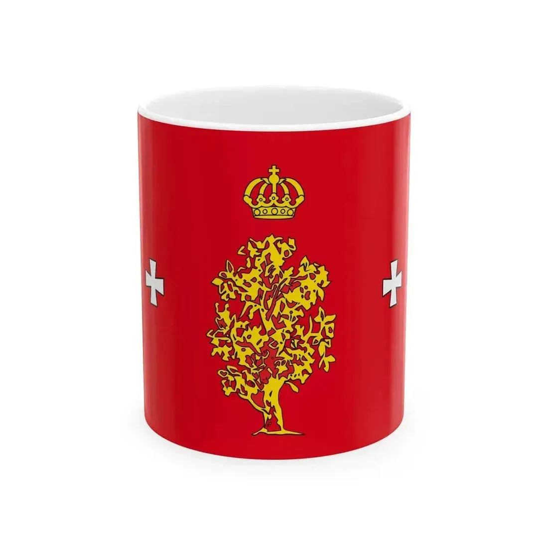 Flag of Borisovsky rayon (Russia) White Coffee Mug 11oz - Go Mug Yourself