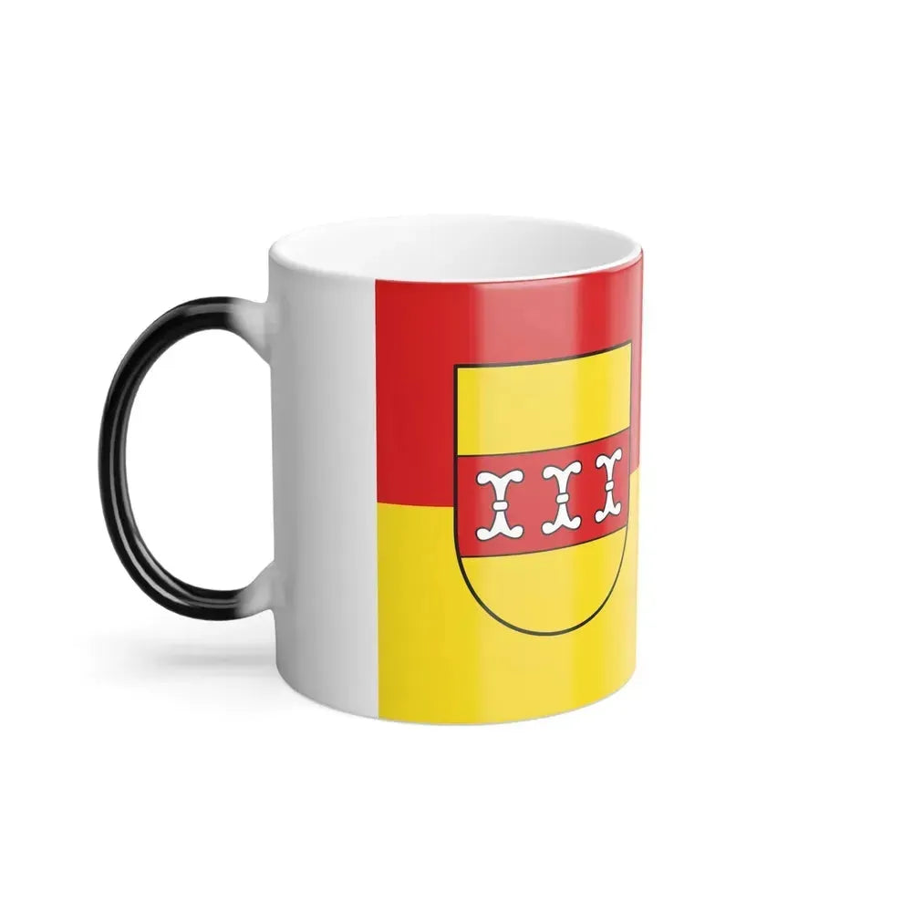 Flag of Borken Germany - Color Changing Coffee Mug - Go Mug Yourself